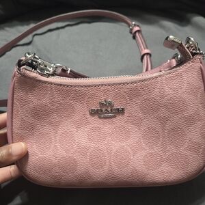 Coach Mini Teri Pink Crossbody Bag